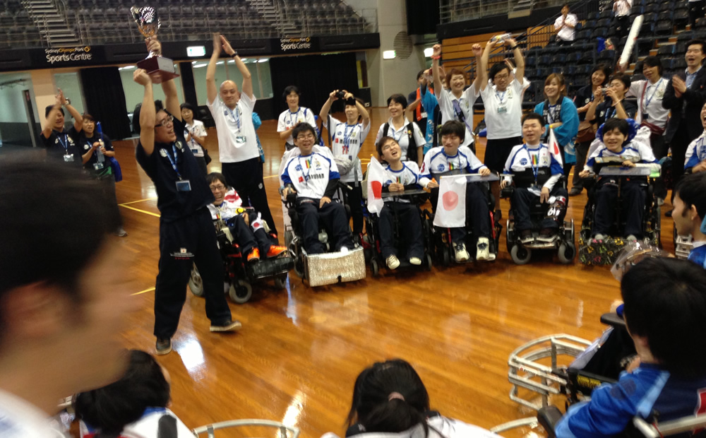 日本電動車椅子サッカー　日本代表 APOカップ2013 優勝